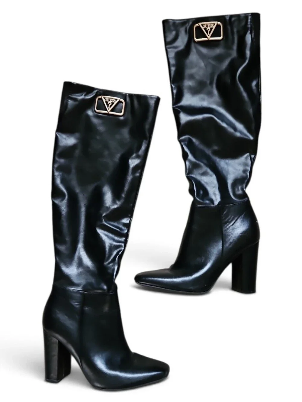 Guess Maizey black Over knee-high boots black Size 8 M